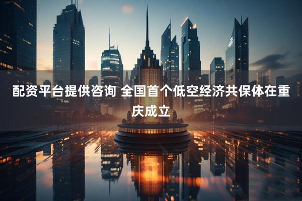 配资平台提供咨询 全国首个低空经济共保体在重庆成立