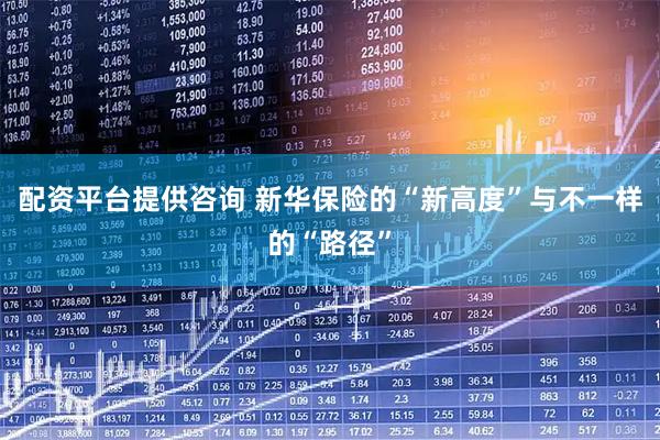配资平台提供咨询 新华保险的“新高度”与不一样的“路径”